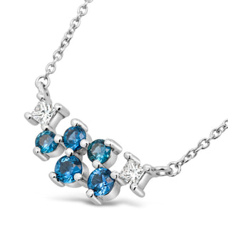 Millie | Australian Icy Blue Sapphire Necklace