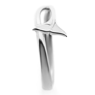 Sterling Silver Dolphin Tail Fluke Ring by World Treasure Designs