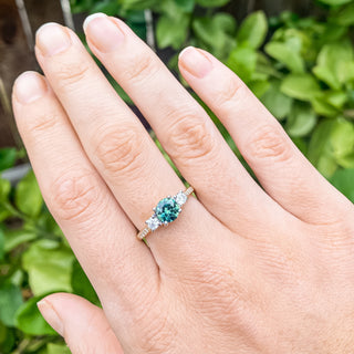 Teal-Sapphire-Diamond-Trilogy-Ring-Australian-Sapphire-Gold-Adeline