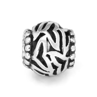 Whale Lover Bead Fits Pandora Bracelet in Sterling Silver by World Treasure Designs