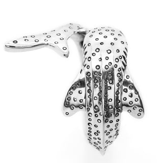 Whale Shark Ring Ocean Inspired In Silver by World Treasure Designs