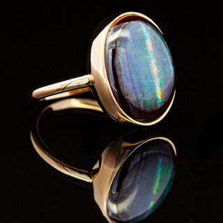 Aspen | Australian Yowah Nut Boulder Opal Ring