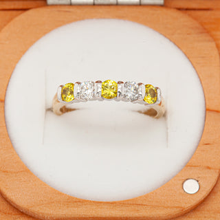 in Yellow and White Gold by World Treasure Designs