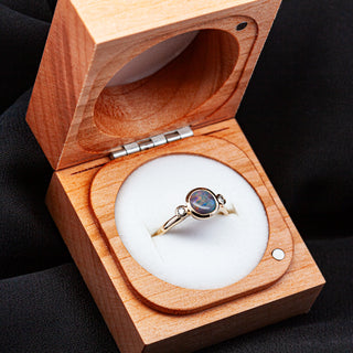 Poppy | Multicoloured Australian Crystal Opal Ring