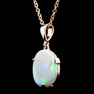 Ayla | Multicoloured Australian Crystal Opal Necklace