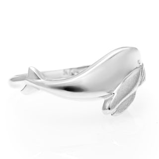Baby Humpback Whale Ring in Sterling Silver by World Treasure Designs
