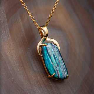 Illawarra | Australian Fossil Wood Opal Necklace