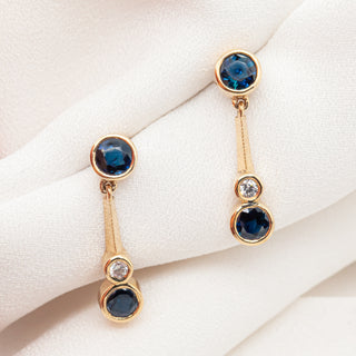 Anabelle | Australian Blue Sapphire Earrings