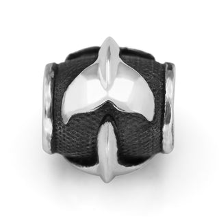 Sterling Silver Whale Tail Charm Bead fits Pandora Bracelets by World Treasure Designs