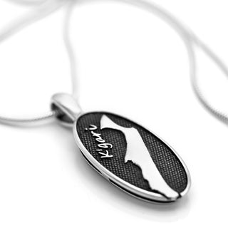 Sterling Silver K'gari Fraser Island Necklace by World Treasure Designs