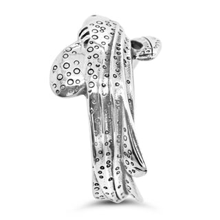 Sterling Silver Leopard Shark Ring by World Treasure Designs