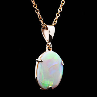 Ayla | Multicoloured Australian Crystal Opal Necklace
