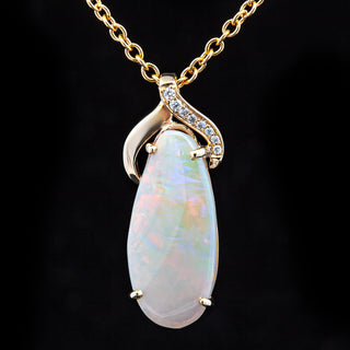 Skyla | Multicoloured Australian Crystal Opal Necklace
