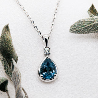 Mabelle | Australian Blue Sapphire Necklace