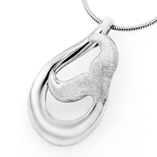 Playful Fluke Whale Pendant in Sterling Silver by World Treasure Designs