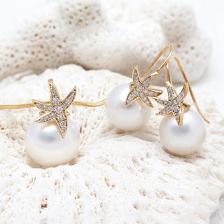 South Sea Pearl Starfish Gold Jewellery Collection by World Treasure Designs