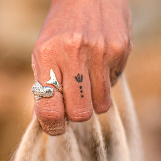 Whale Shark Ring in Sterling Silver by World Treasure Designs