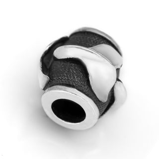 Whale Tail Fluke Bead in Sterling Silver by World Treasure Designs