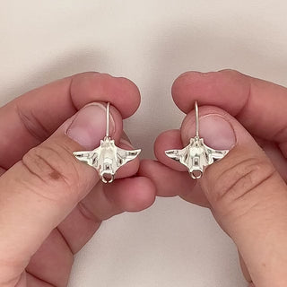 Manta Ray Earrings