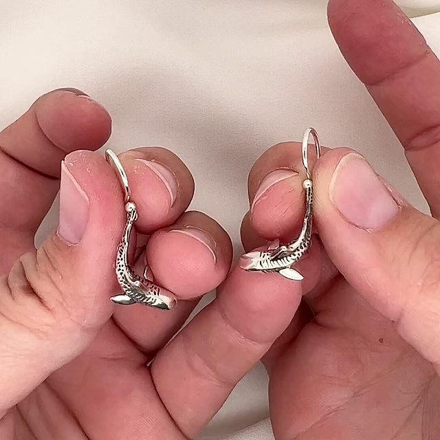 Tiger Shark Earrings