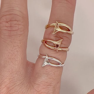 Dolphin Tail Ring