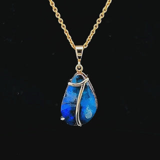 Tully | Australian Boulder Opal Necklace