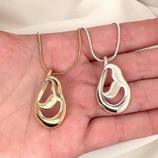 Playful Fluke Whale Tail Necklace