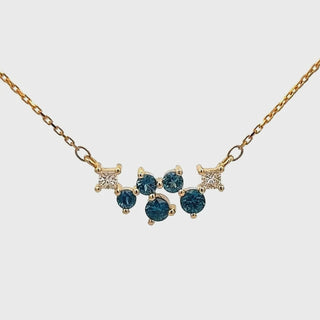 Millie | Australian Icy Blue Sapphire Necklace