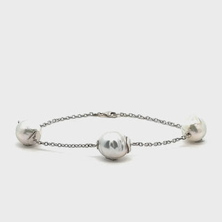 Fleur | Australian South Sea Triple Pearl Bracelet