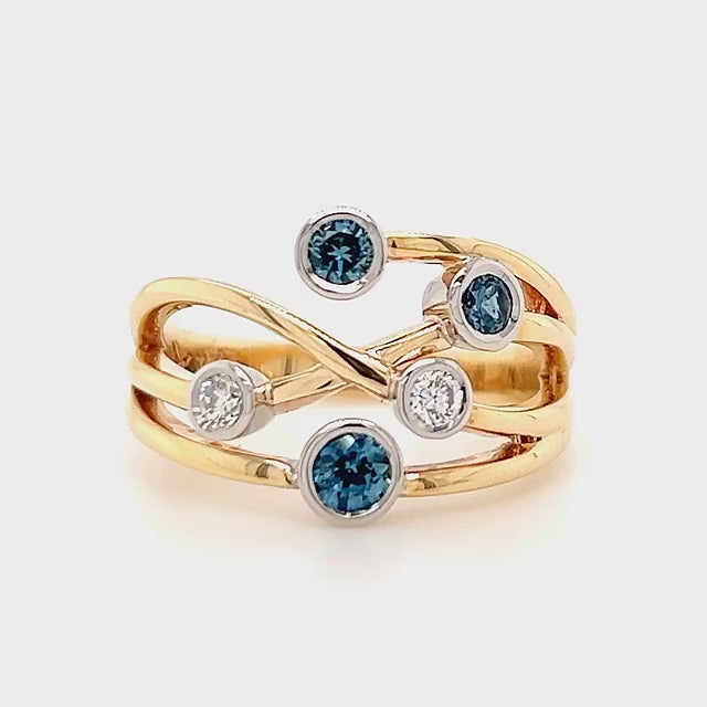 Willow | Australian Icy Blue Sapphire Ring