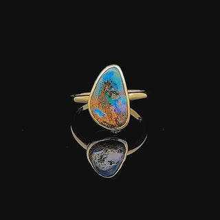 Oakley | Australian Fossil Wood Opal Ring