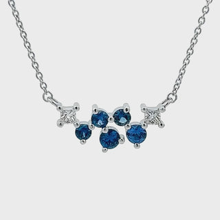 Millie | Australian Icy Blue Sapphire Necklace