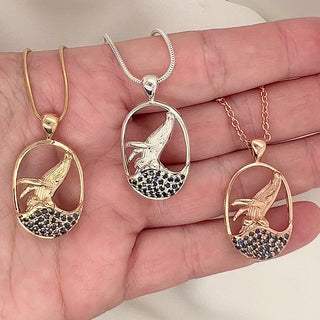 Breaching Humpback Whale Necklace
