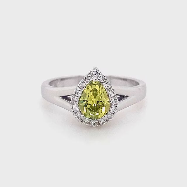 Celeste | Australian Yellow Sapphire Ring