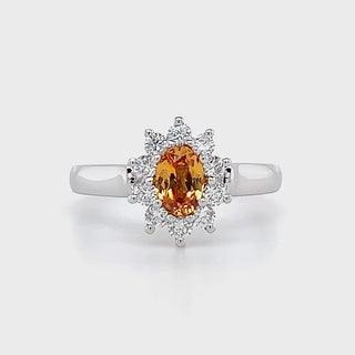 Yindi | Australian Orange Sapphire Ring