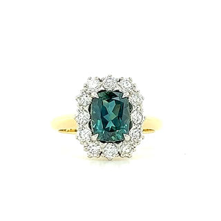 Hazel | Australian Blue-Teal Sapphire Ring
