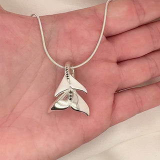 Double Whale Tail Necklace
