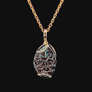Inika | Multicoloured Australian Boulder Opal Necklace