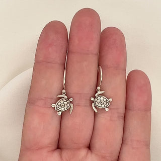 Sea Turtle Drop Earrings
