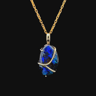 Enki | Australian Yowah Boulder Opal Necklace