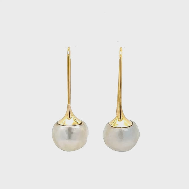 Kimberley | Australian South Sea Pearl Trumpet Earrings
