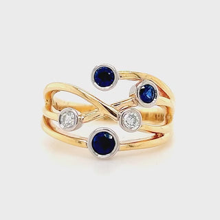 Willow | Australian Royal Blue Sapphire Ring