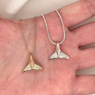 World Treasure Whale Tail Necklace