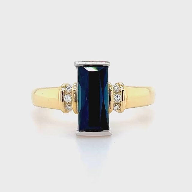 Blaire | Australian Blue Sapphire Ring