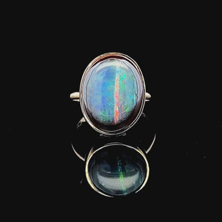 Aspen | Australian Yowah Nut Boulder Opal Ring