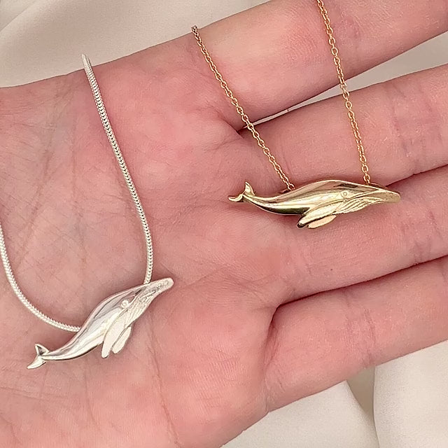 Baby Humpback Whale Necklace