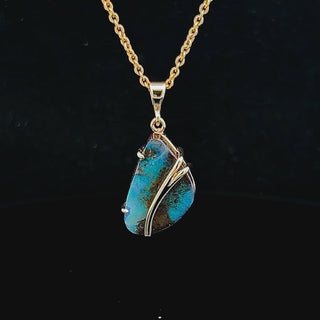 Onila | Australian Boulder Opal Necklace