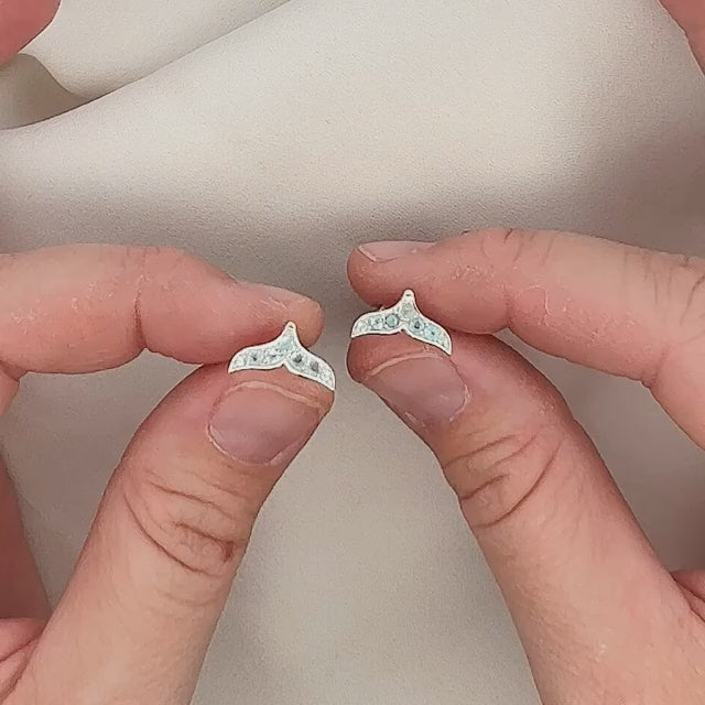 Angel of the Sea Stud Earrings