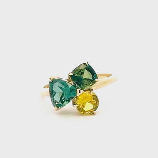 Nadia | Australian Multi-Sapphire Cluster Ring