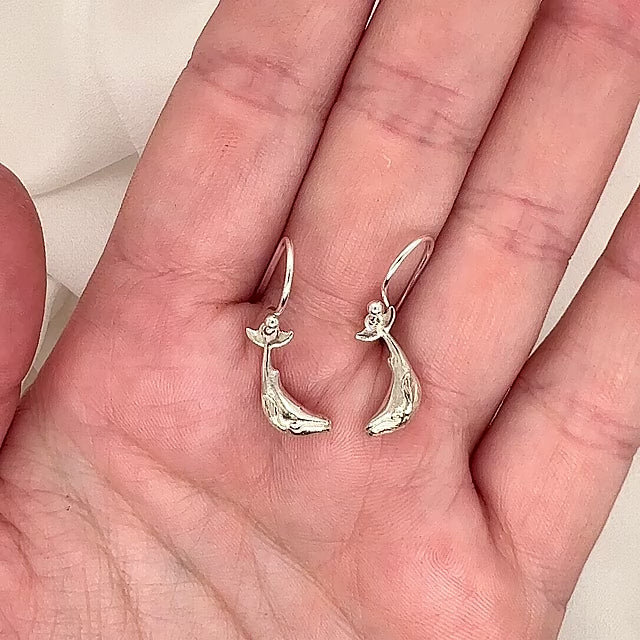 Humpback Whale Earrings